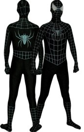 3D Black S-guy Zentai Suit