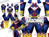 All Might Male Dye-Sub Spandex Lycra Costume