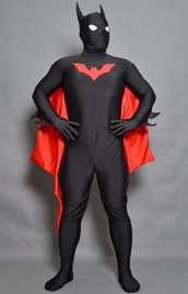 B-guy Beyond Black and Red Spandex Lycra Bodysuit with Wings