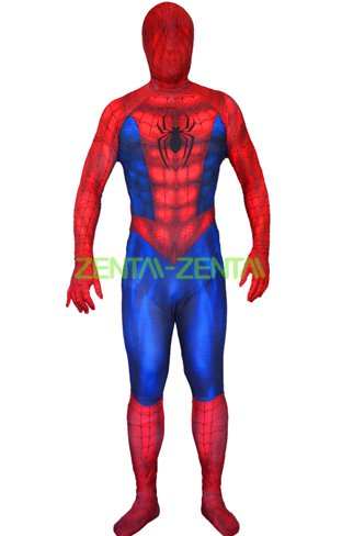 Bagley Comic S-guy Printed Costume with Muscle Shades