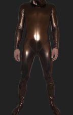 Brown Shiny Full Body Suit | Shiny Metallic Full Body Zentai Suit with Top Stitching Brown Shiny Full Body Suit | Shiny Metallic Full Body Zentai Suit with Top Stitching