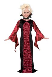 Burgundy Gothic Vampire Halloween Costume for Kid