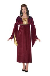 Burgundy Renaissance Princess Halloween Costume