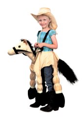 Cow Boy's Horse Boy's Halloween Costume-khaki