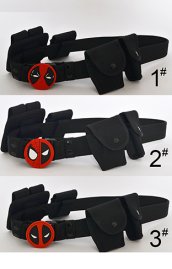 Deadpool Belt with Rubber Symbol