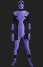 Deadpool Costume - Purple and Black Zentai Suit