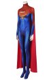 Flash point Super Woman Super Girl Printed Spandex Costume with Cape