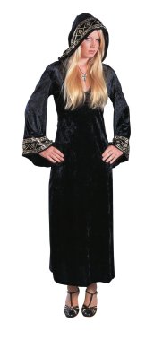Gothic Goddess Black/Red Adult Halloween Costume