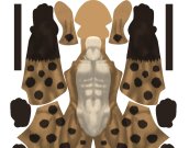Hyena M Muscle Printed Spandex Lycra Costume