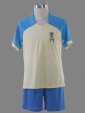 Inazuma Eleven-Blue And Light Yellow Boy's Summer Soccer Uniform