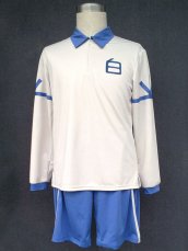 Inazuma Eleven-Blue And White Boy's Summer Soccer Uniform 2G
