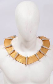 Killmonger Gold Rubber Necklace
