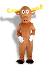 Light Brown Deer Mascot Costume