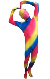 Neon Multi-Color Zentai Suit | Spandex Lycra Full Body Suit