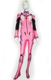 Pink and Black Comic Cosplay Super Hero Zentai Costume