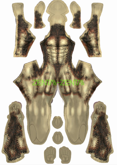 Predator Ver Printed Spandex Lycra Costume