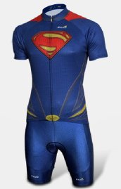 Superman Man of Steal Printing Triathlon Skinsuit