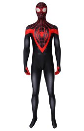 Ultimate Spider-Man PS5 Miles Morales Printed Spandex Lycra Costume