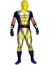 Wolverine Costume | Printed Spandex Lycra Bodysuit with 3D Muscle Shading