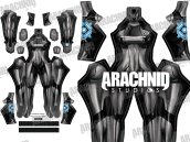Zero Sjuit Samus Black Dye-Sub Spandex Lycra Costume