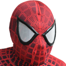 Rubber Spider-Man Eyes(attached) ( +$18.00 )