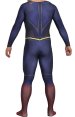 3D Cut Superman Printed Spandex Lycra Costume with Rubber Chest Symbol and Cape