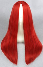 60 CM Long Red Straight Wig!