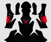 Aaron Morales Prined Spandex Lycra Costume