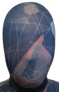 Abstract Sky Zentai Mask | Pink and Blue Abstract Sky Zentai Mask | Pink and Blue