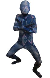 Abstract Sky Zentai Suit | Blue and Pink Spandex Lycra Full Body Suit Abstract Sky Zentai Suit | Blue and Pink Spandex Lycra Full Body Suit