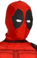 Advanced Sewed Movie Deadpool Printed on Red Spandex Lycra Zentai Costume with 3D Muscle Shades and Padding