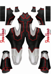 All Might Black Suit FEMALE Printed Dye-Sub Full Body Costume