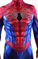 ALL NEW SPIDER-MAN Dye-Sub Printed Spandex Lycra Costume