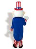 American Flag Short-furry Mascot Costume
