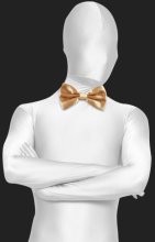 Apricot Satin Bow Tie