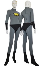 B-guy Costume | Grey and Yellow Spandex Lycra B-guy Jumpsuit