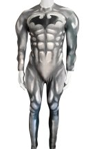 B-guy Printed Spandex Lycra Costume with Chest Symbol and Muscle Paddings