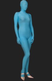 Baby Blue Full Body Suit | Lycra Spandex Unisex Zentai Suit