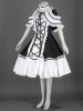 Beautiful Black Three-piece Lolita Dress With White Trim 26G