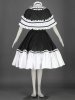 Beautiful Black Three-piece Lolita Dress With White Trim 26G