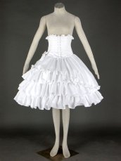 Beautiful White Lolita Bust Dress 1G