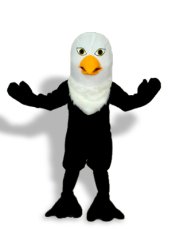 Black And White Bird Mascot Costume