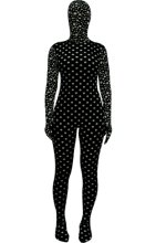 Black and White Dots Thicken Velvet Zentia Suit Black and White Dots Thicken Velvet Zentia Suit