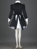 Black And White Gothic Cosplay Lolita Dress 13G
