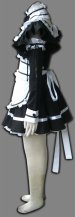 Black And White Long-Sleeve Lotita Costume