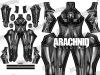 BLACK CAT Symbiote Dye-Sub Printed Spandex Lycra S-guy Costume