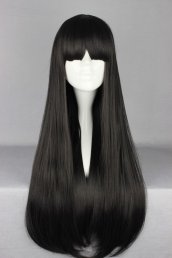 Black Long Lolita Cosplay Wig