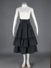 Black Maxi Skirt!Lolita Dress With bowtie on the back