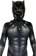 Black Panther Costume with Puff Printings,Claws and Necklace