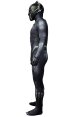 Black Panther Costume with Puff Printings ,Claws,Necklace and Helmet